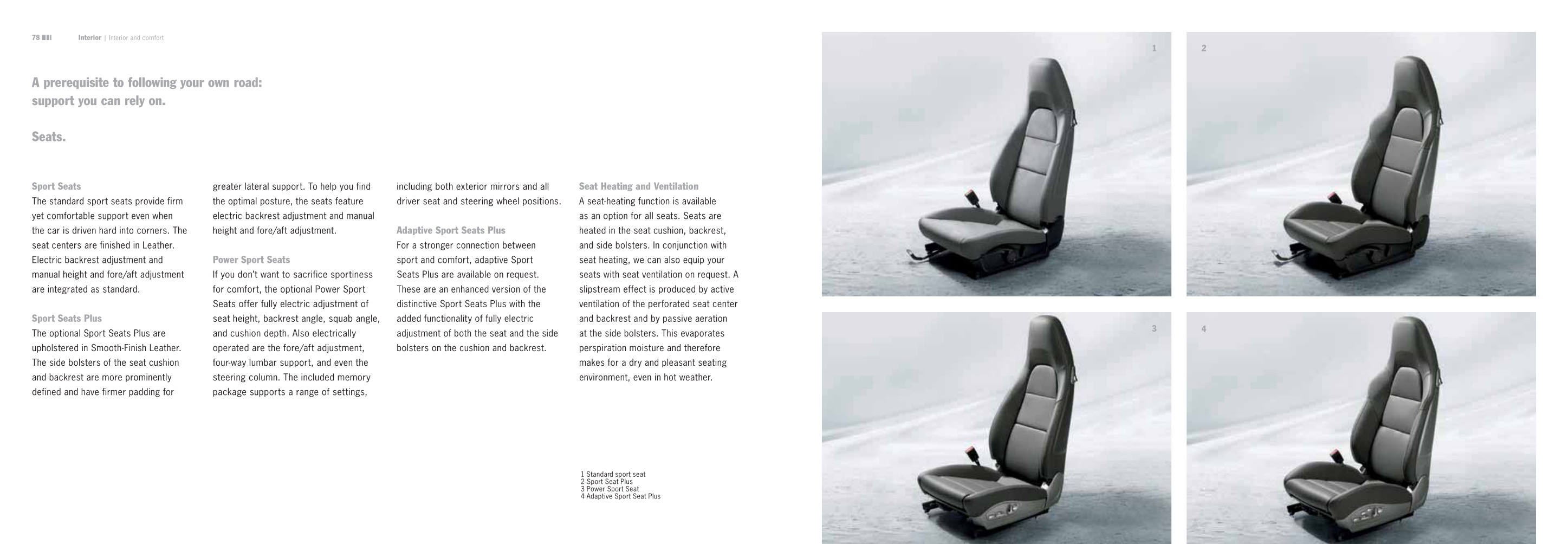 2014 Porsche Cayman Brochure Page 56